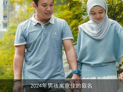 2024年男孩寓意佳的取名