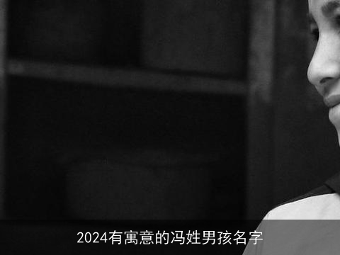 2024有寓意的冯姓男孩名字