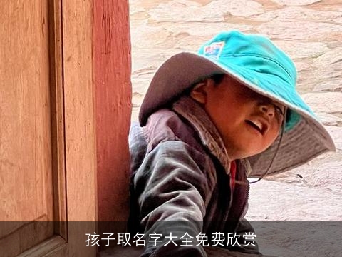 孩子取名字大全免费欣赏