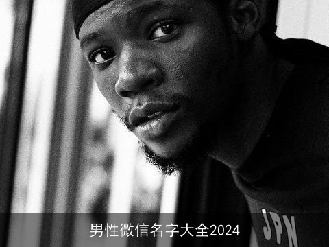 男性微信名字大全2024