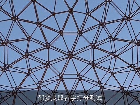 邵梦灵取名字打分测试