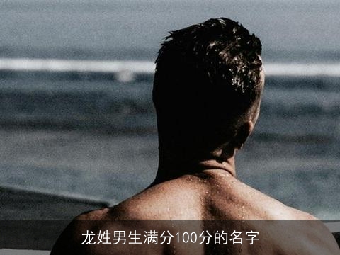 龙姓男生满分100分的名字