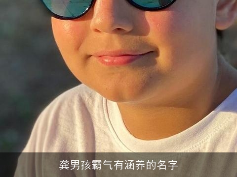 龚男孩霸气有涵养的名字